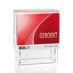 Tekststempel Colop Printer 20/L geboekt rood