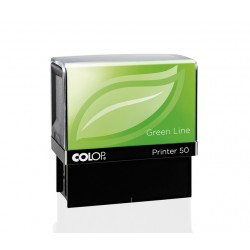 Tekststempel Colop Printer 50 Green Line personaliseerbaar groen