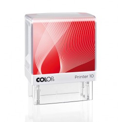 Tekststempel Colop Printer 10 personaliseerbaar rood
