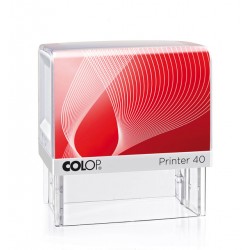 Tekststempel Colop Printer 40 personaliseerbaar rood