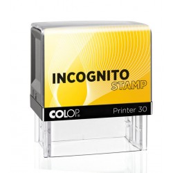 Tekststempel Colop Printer 30 incognito geel