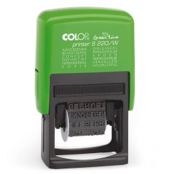 Tekststempel Colop Printer S 220/W Green Line 12 teksten groen