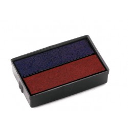 Stempelkussen Colop E/10/2 blauw en rood