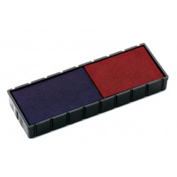 Stempelkussen Colop E/12/2 blauw en rood
