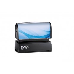 Tekststempel Colop EOS 40 personaliseerbaar met stempelplaat zwart