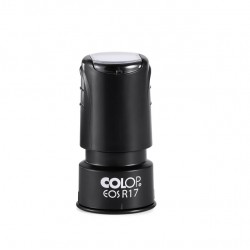 Tekststempel Colop EOS R 17 personaliseerbaar met stempelplaat zwart
