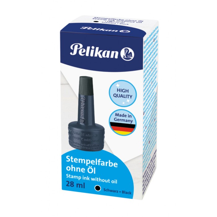 Stempelinkt Pelikan flacon 28ml zwart