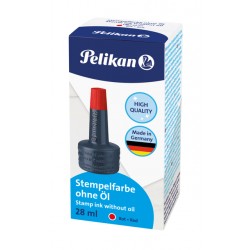 Stempelinkt Pelikan flacon 28ml rood