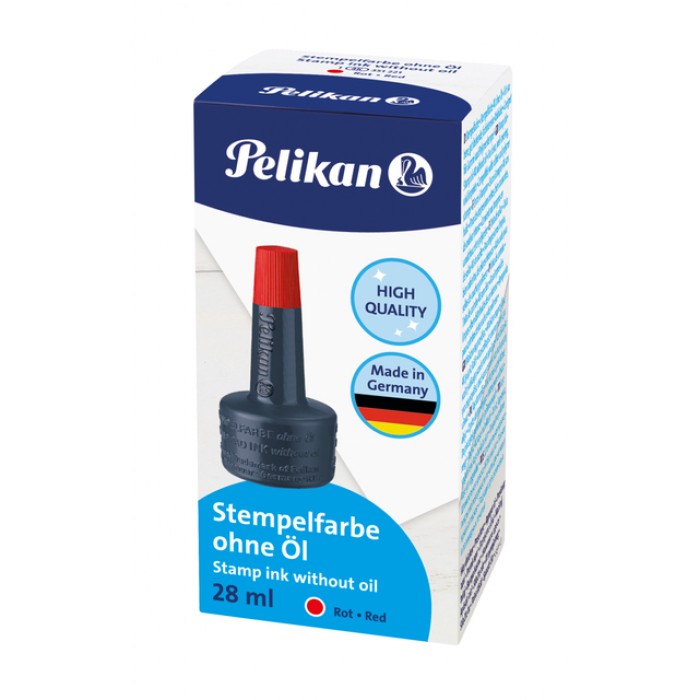 Stempelinkt Pelikan flacon 28ml rood