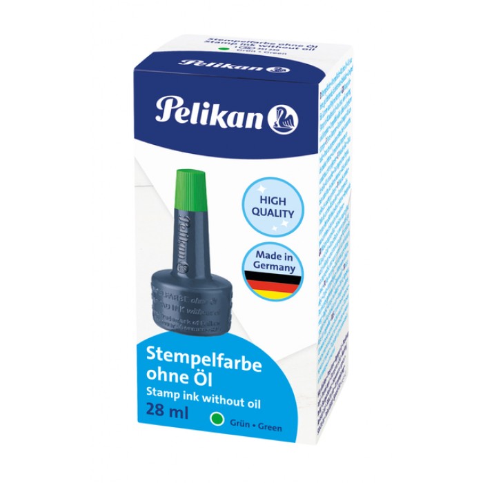 Stempelinkt Pelikan flacon 28ml groen