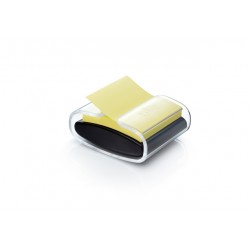 Memoblokdispenser Pro tbv Post-it Z-Notes 76x76mm incl notes transparant zwart