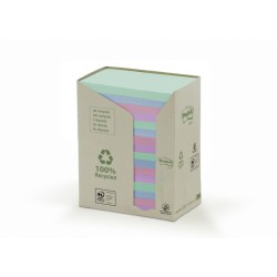 Memoblok Post-it 655-RPT 76x127mm recycled rainbow pastel