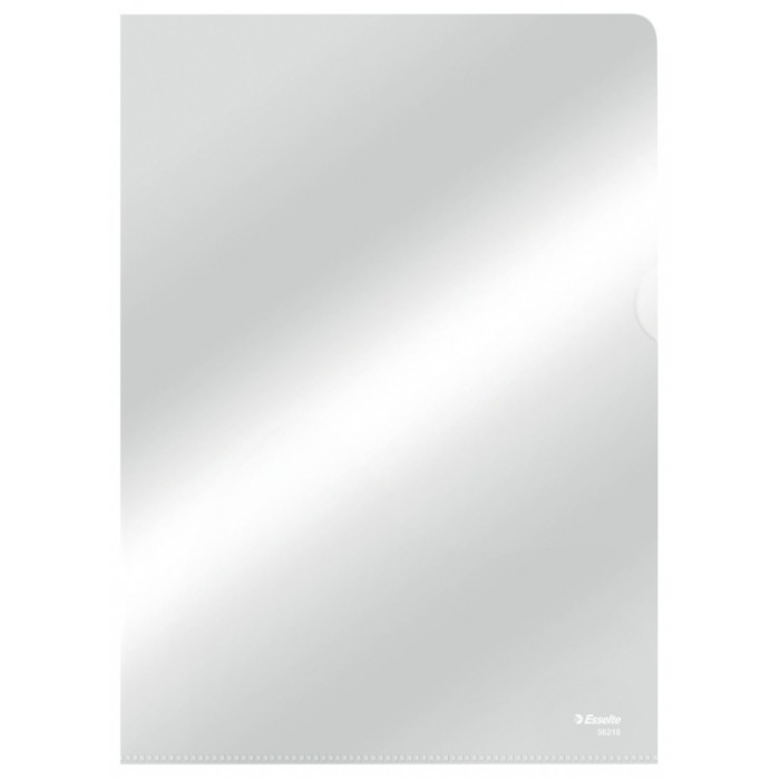 Insteekmap L-model Esselte standaard copy safe 0.11mm PP A4 glashelder 100 stuks