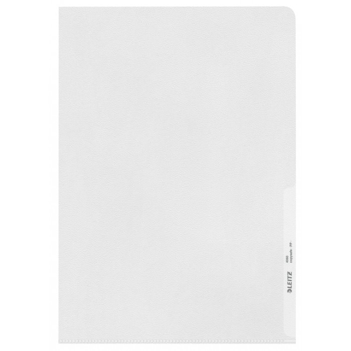 Insteekmap L-model Leitz Premium copy safe 0.17mm PP A4 transparant 100 stuks