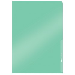 Insteekmap L-model Leitz Premium copy safe 0.15mm PVC A4 groen 100 stuks