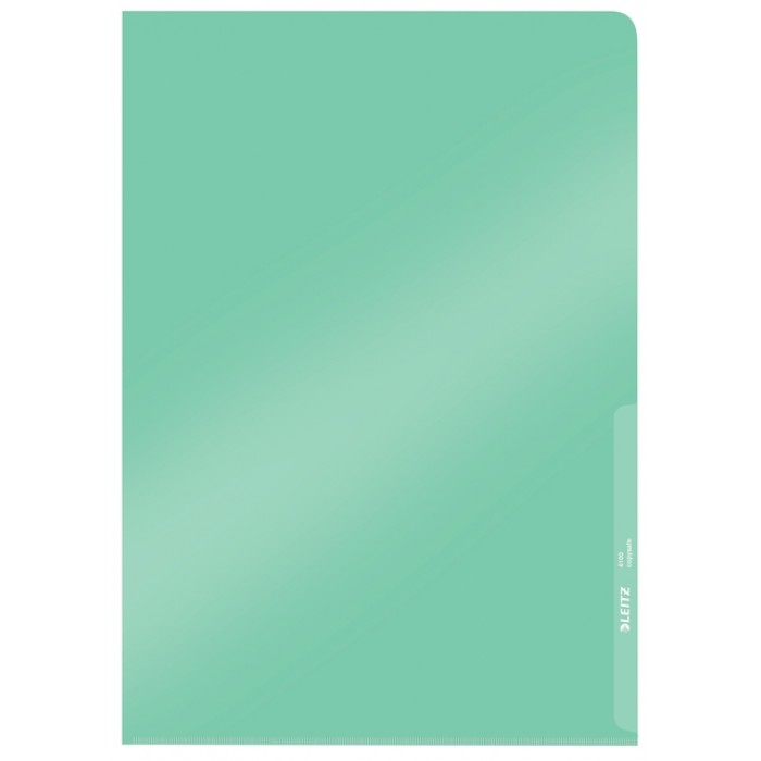Insteekmap L-model Leitz Premium copy safe 0.15mm PVC A4 groen 100 stuks