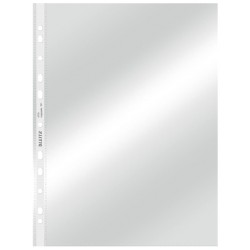 Showtas Leitz Premium standaard copy safe 0.08mm PP A4 transparant 100 stuks