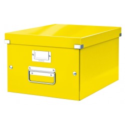 Opbergbox Leitz WOW Click & Store 281x200x370mm geel