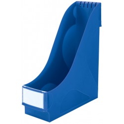 Tijdschriftencassette Leitz extra breed blauw