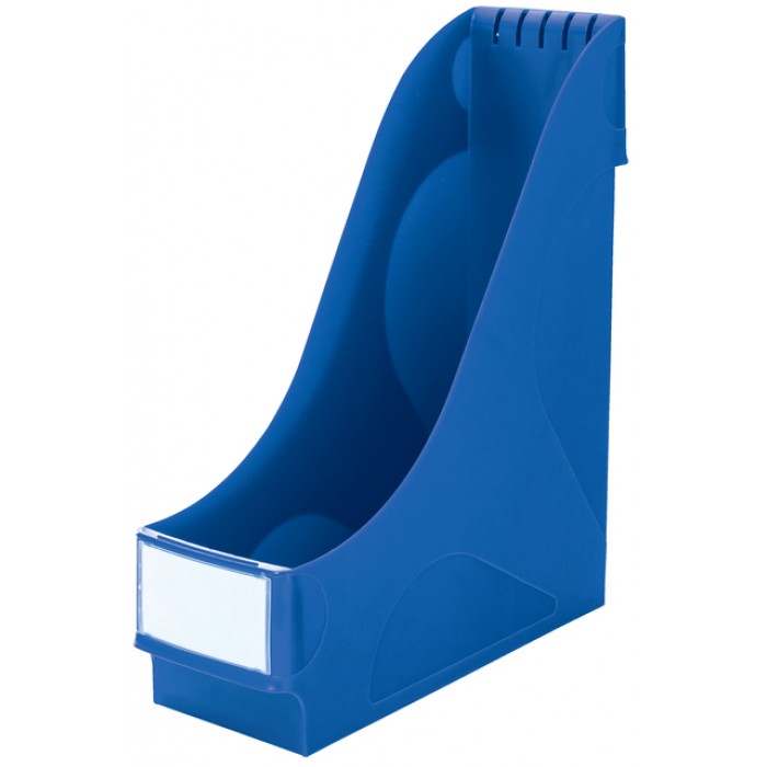 Tijdschriftencassette Leitz extra breed blauw