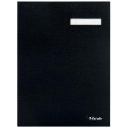 Vloeiboek Esselte 6210 karton 20 tabbladen zwart