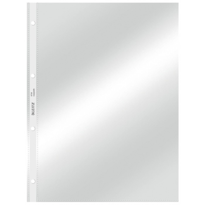 Showtas Leitz Premium standaard copy safe 0.09mm 4-gaats PVC A4 glashelder 100 stuks