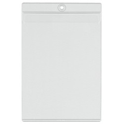 Insteekmap U-model Leitz Premium met ophangoog 0.20mm PVC A5 transparant 50 stuks