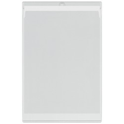 Insteekmap U-model Leitz Premium met ophangoog 0.20mm PVC A4 transparant 50 stuks