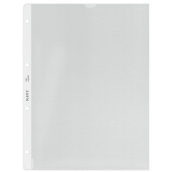 Showtas Leitz Premium met uitsnede copy safe 0.13mm PP A4 transparant 100 stuks