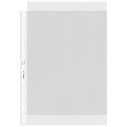 Showtas Leitz Premium standaard 11-gaats copy safe 0.085mm PP A4 transparant 100 stuks