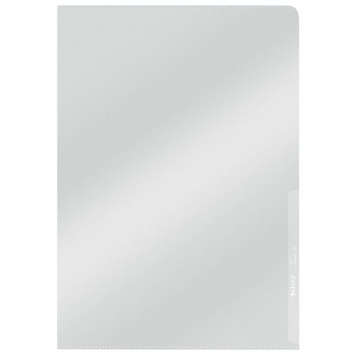 Insteekmap L-model Leitz Premium lasnaad copy safe 0.15mm PVC A4 transparant 100 stuks