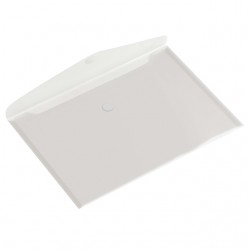 Enveloptas Europel A5 250x180mm dwars transparant wit