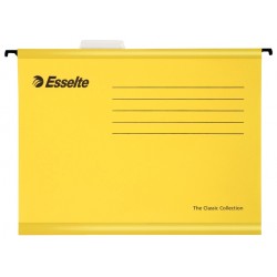 Hangmap Esselte Classic folio V-bodem  382x240mm geel