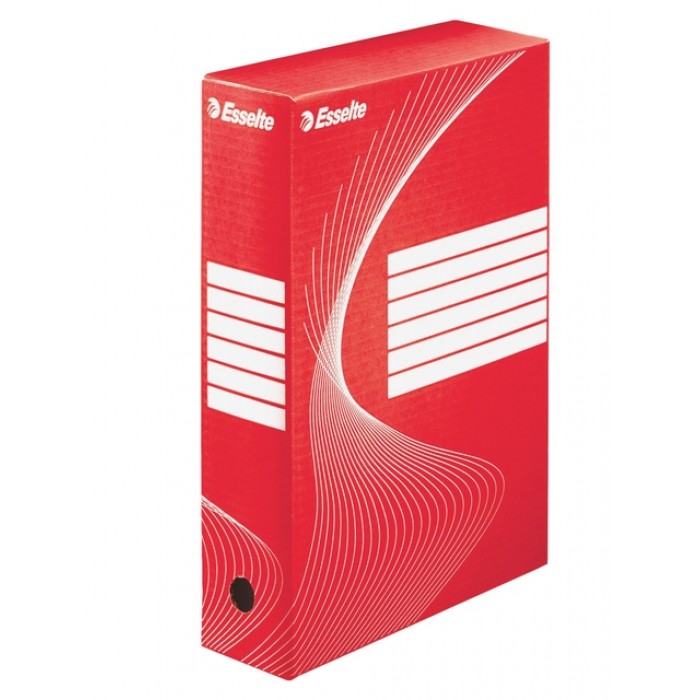 Archiefdoos Esselte Boxycolor  80mm 352x250mm rood