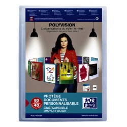 Showalbum Oxford Polyvision A4 40-tassen PP transparant
