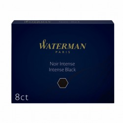 Inktpatroon Waterman nr 23 lang zwart pak à 8 stuks