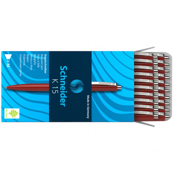Balpen Schneider K15 medium rood