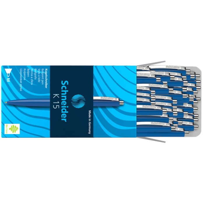 Balpen Schneider K15 medium blauw