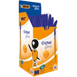 Balpen Bic Cristal fijn blauw