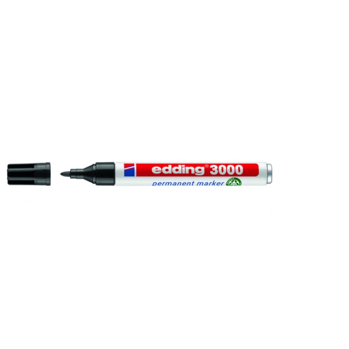 Viltstift edding 3000 rond 1.5-3mm zwart