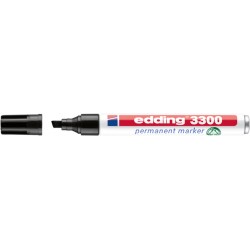 Viltstift edding 3300 schuin 1-5mm zwart