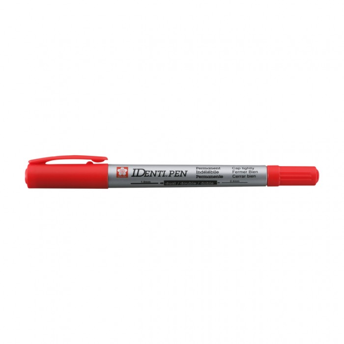 Viltstift Sakura IDenti-pen multifunctioneel rood