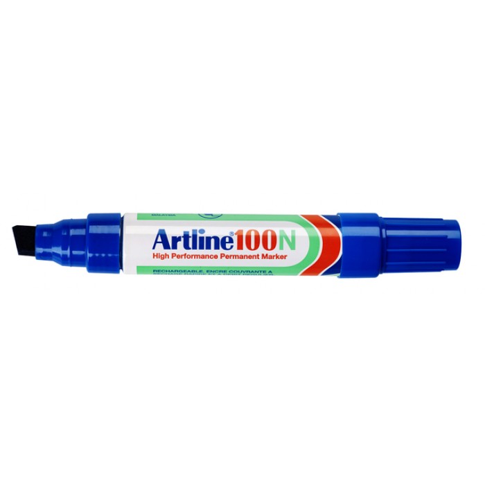 Viltstift Artline 100 schuin 7.5-12mm blauw