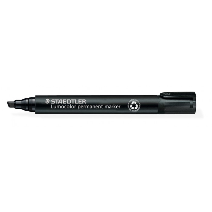 Viltstift Staedtler Lumocolor 350 permanent schuin zwart