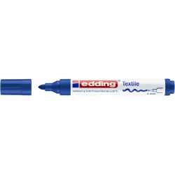 Viltstift edding 4500 textiel rond 2-3mm blauw