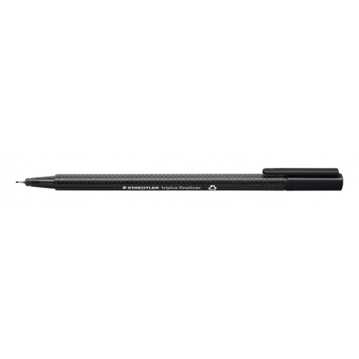 Fineliner Staedtler Triplus 334 zwart 0.3mm