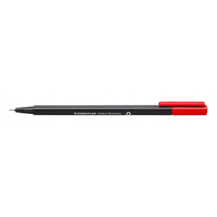 Fineliner Staedtler Triplus 334 rood 0.3mm