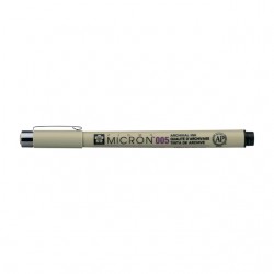 Fineliner Sakura Pigma Micron 005 0.2mm zwart