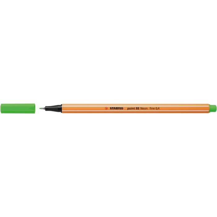 Fineliner STABILO point 88/033 fijn neon groen