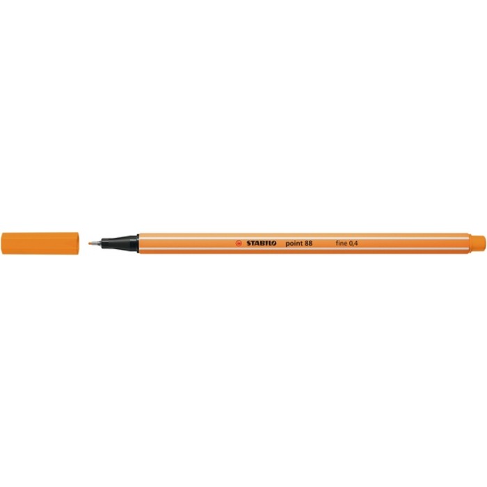 Fineliner STABILO point 88/54 fijn oranje